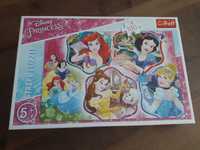 puzzle 100, puzzle Księżniczki Disneya, puzzle trefl 100