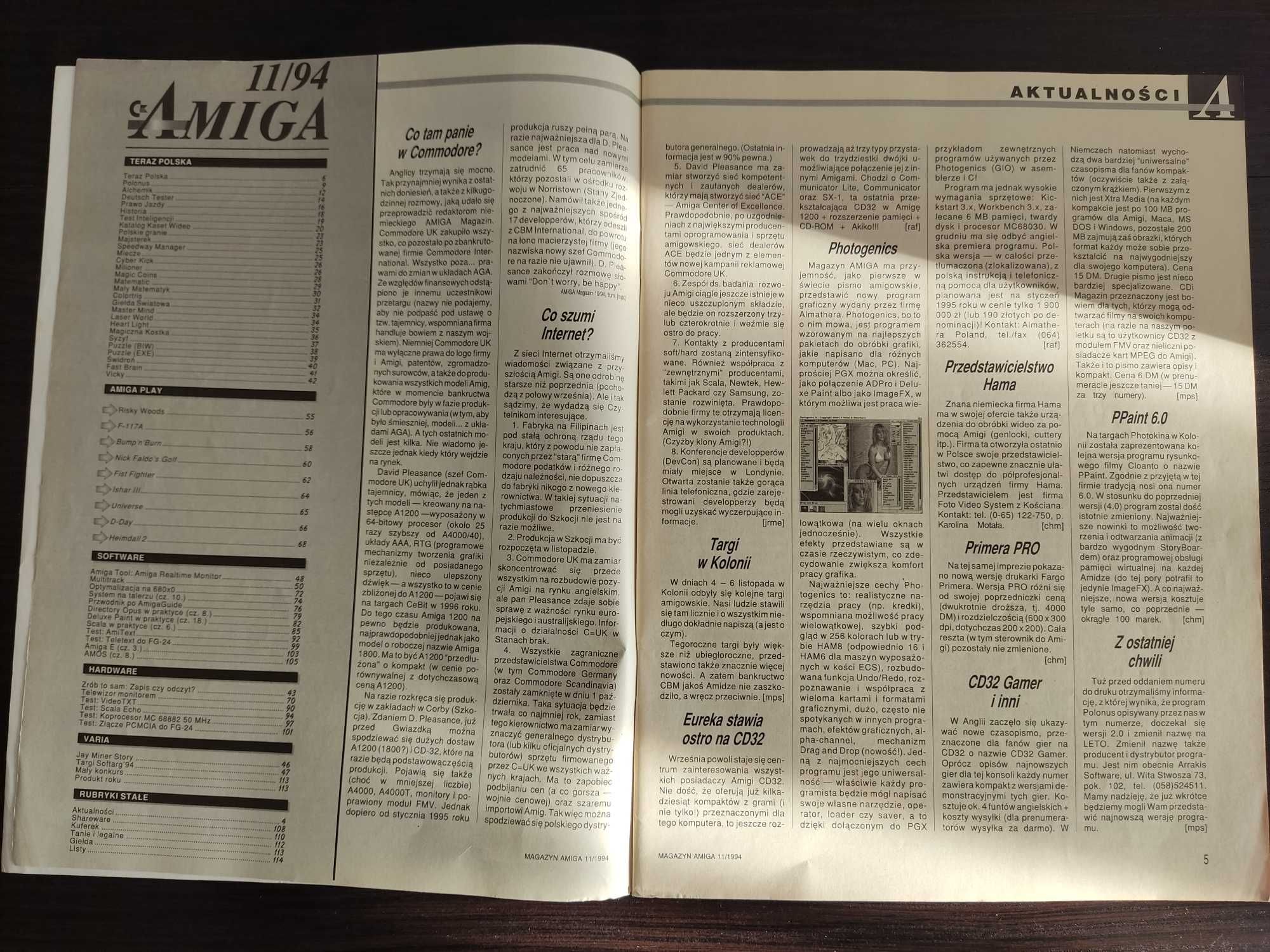 Amiga Magazyn - numer 11/1994