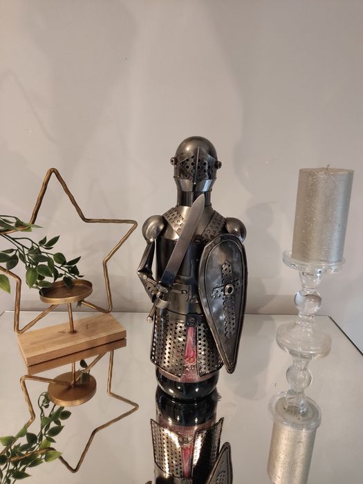 Porta garrafas de metal