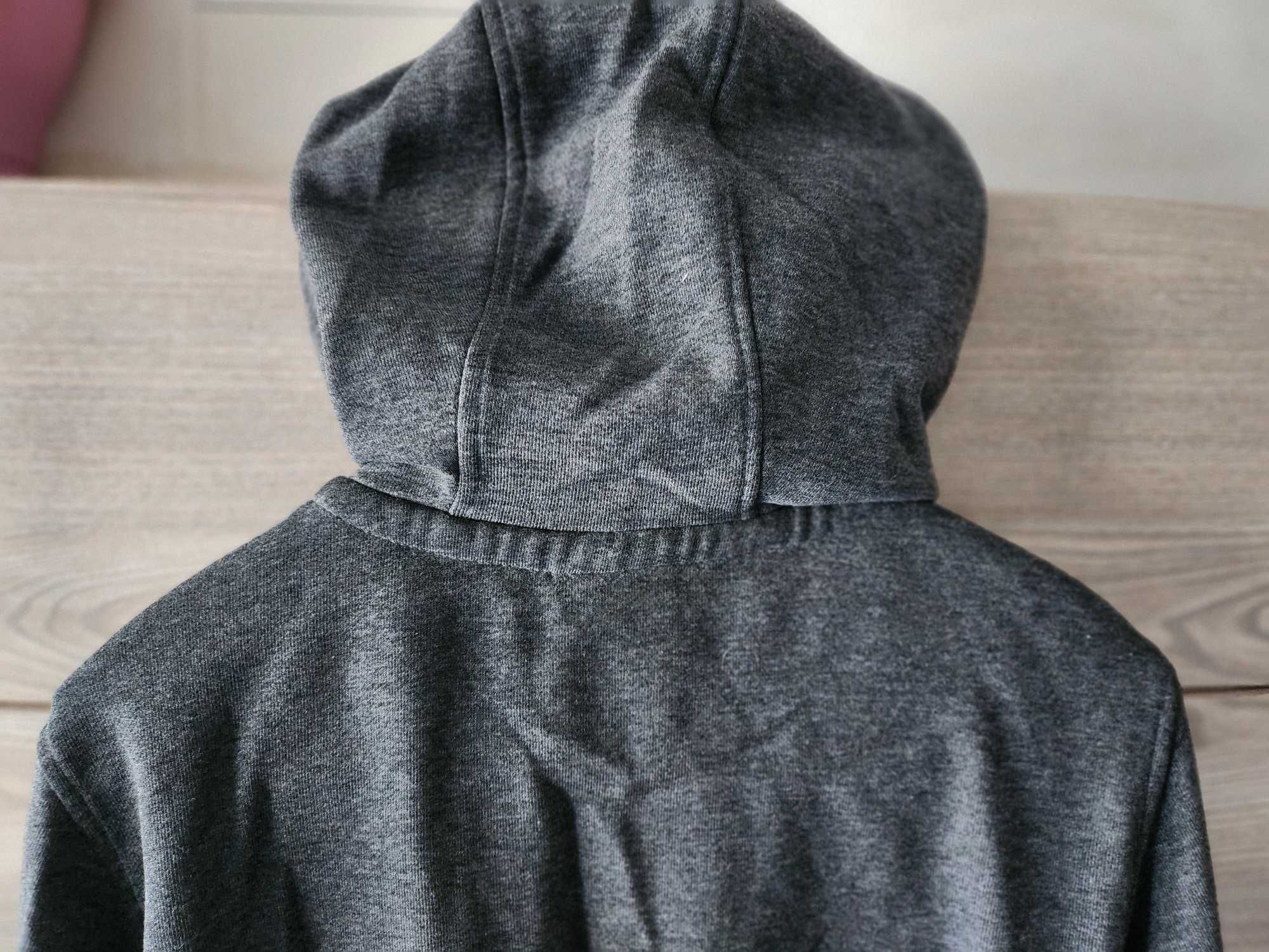 Bluza rozpinana z kapturem CROPP, ciemnoszara, rozm. S