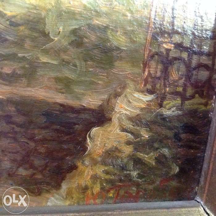 Авторская Картина маслом "Гавань" , Ю. Горобца