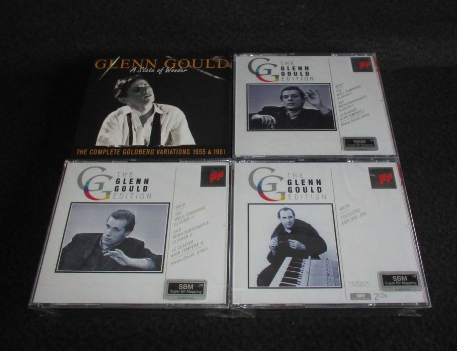 Colecção de CDs Glenn Gould Música Clássica Bach
