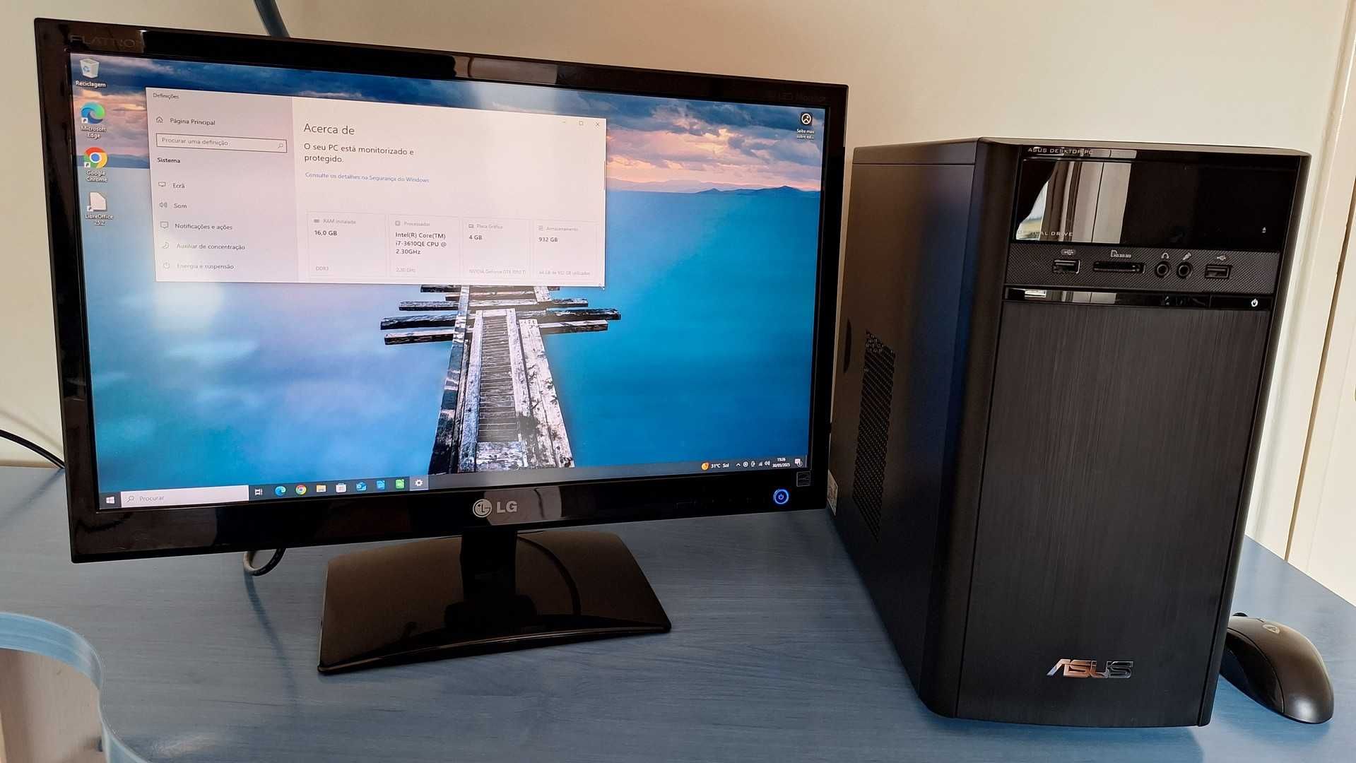 Asus Core i7 3.3GHz.- 16GB Ram- HDD 1TB- GTX1050Ti 4GB