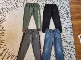 Zestaw 4szt spodni 146 dresy dresowe jeansy Puma