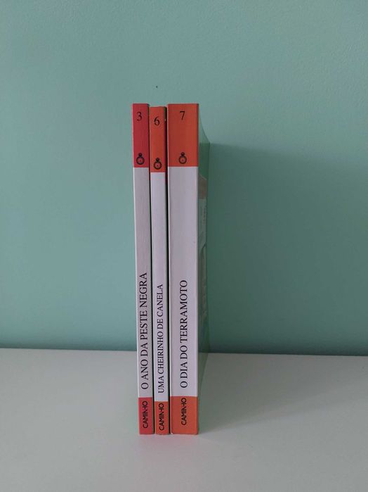 Livros Viagens no Tempo de Ana Maria Magalhães e Isabel Alçada