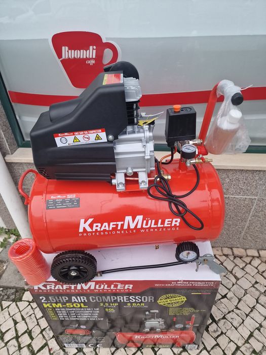 compressor de 50 litros novo