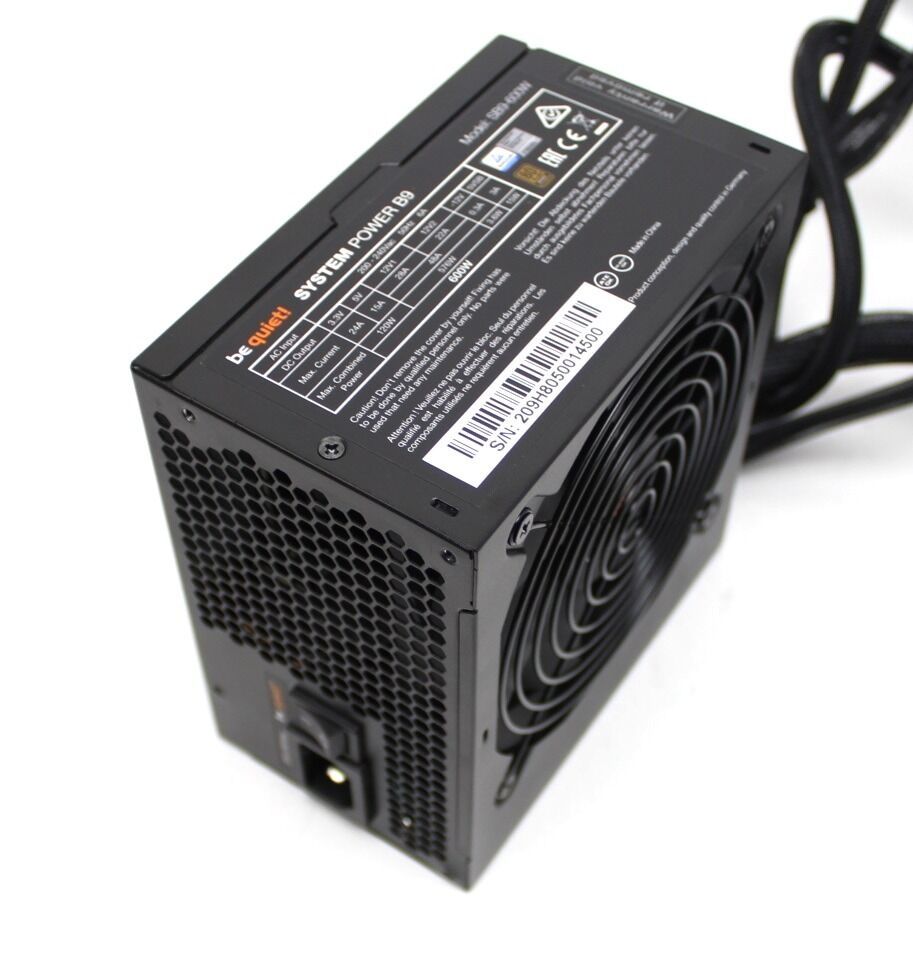 БП BeQuiet 600W 80PLUS Bronze питания 600Вт