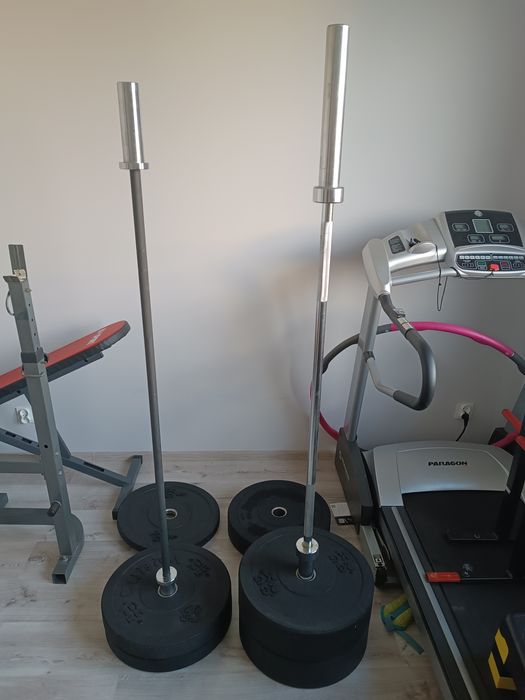 Obciążenie na siłownię 100kg + 2 gryfy