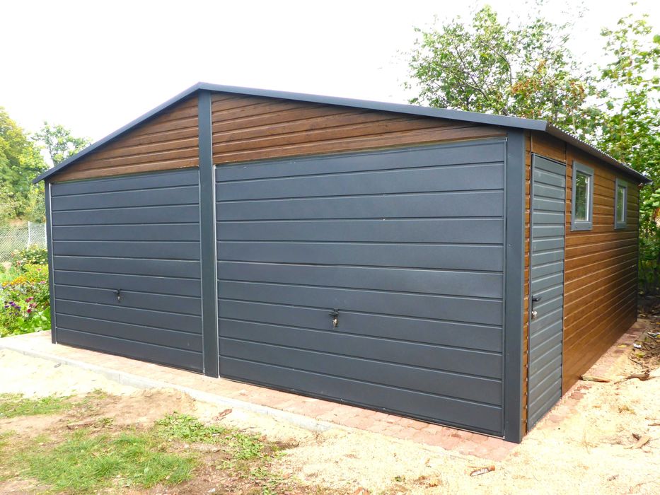 PROMOCJA! Garaż PREMIUM  magazyn schowek, różne kolory 6x5 6x6 OD RĘKI