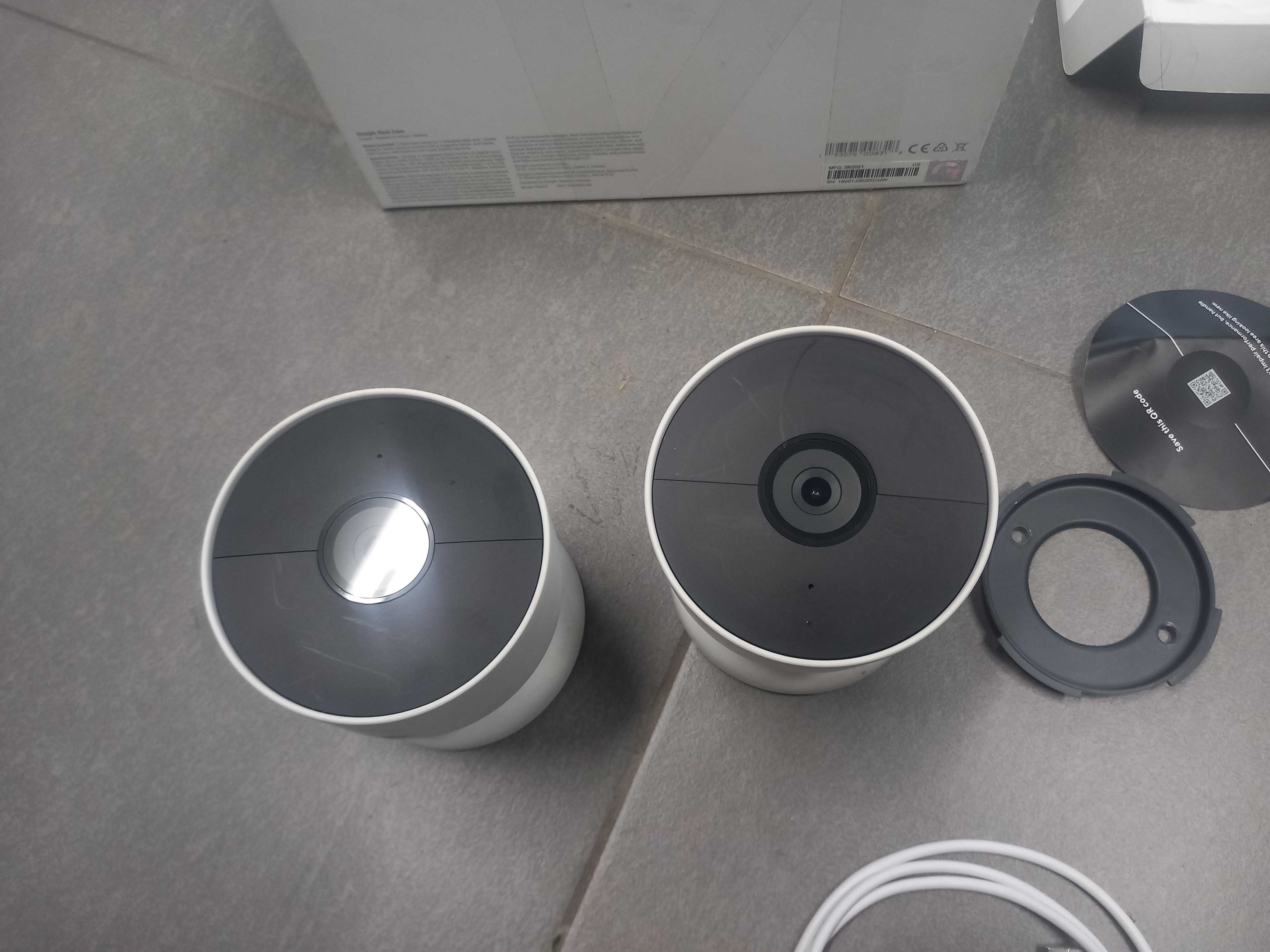 Kamery monitoringu kompaktowe Google IP NestCam 2 sztuki