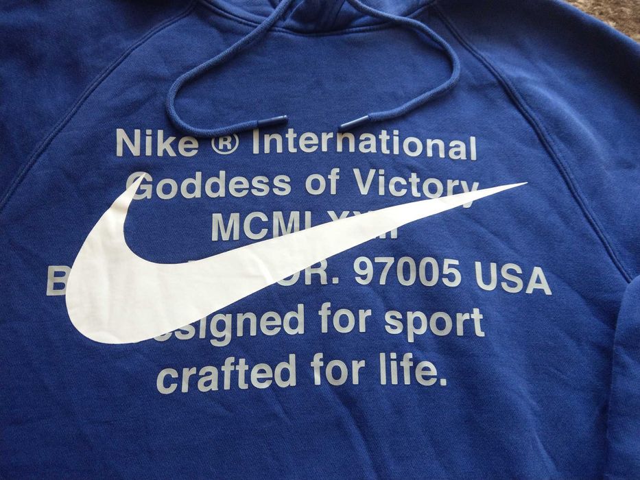 bluza z kapturem(hoodie)Nike central logo(unisex)