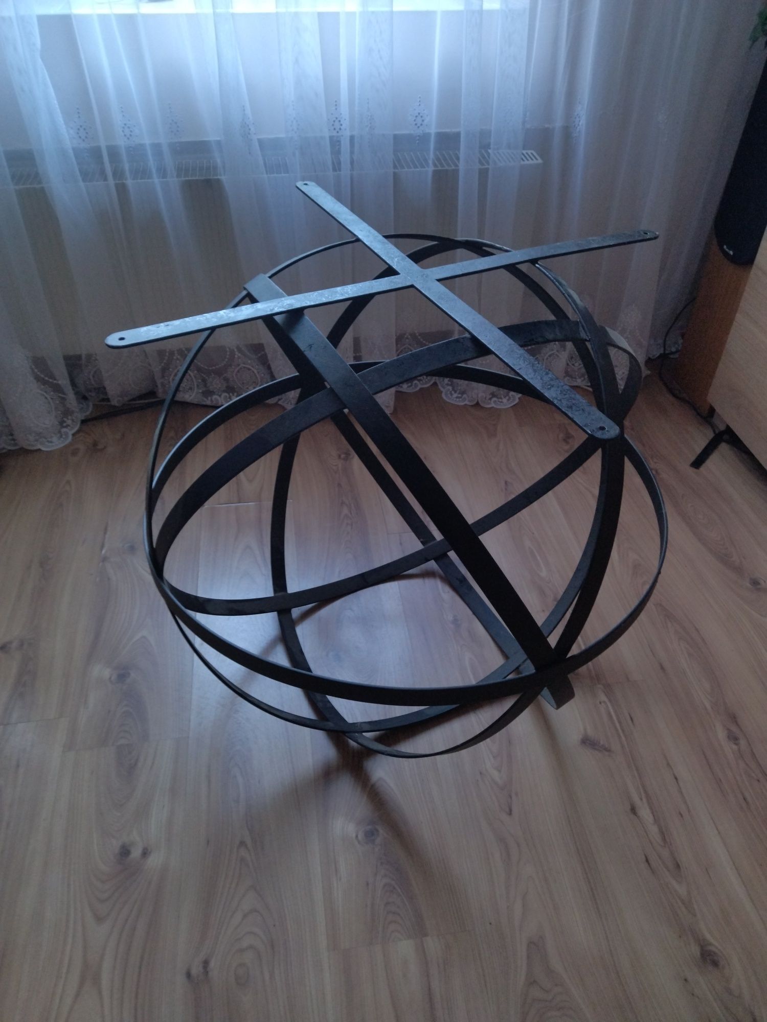Podstawa pod stolik okrągła metalowa nogi