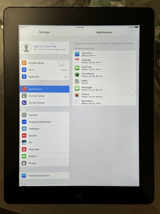 iPad (4th generation) Wi-Fi 64GB Black
