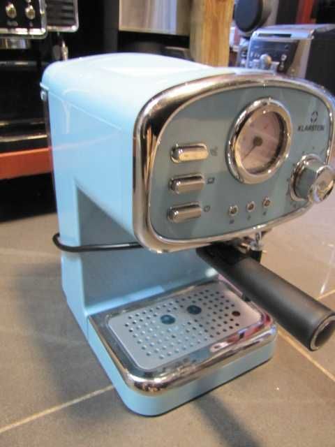 Ekspres do kawy styl retro ciśnieniowy Klarstein Gusto 1100W 15 barów