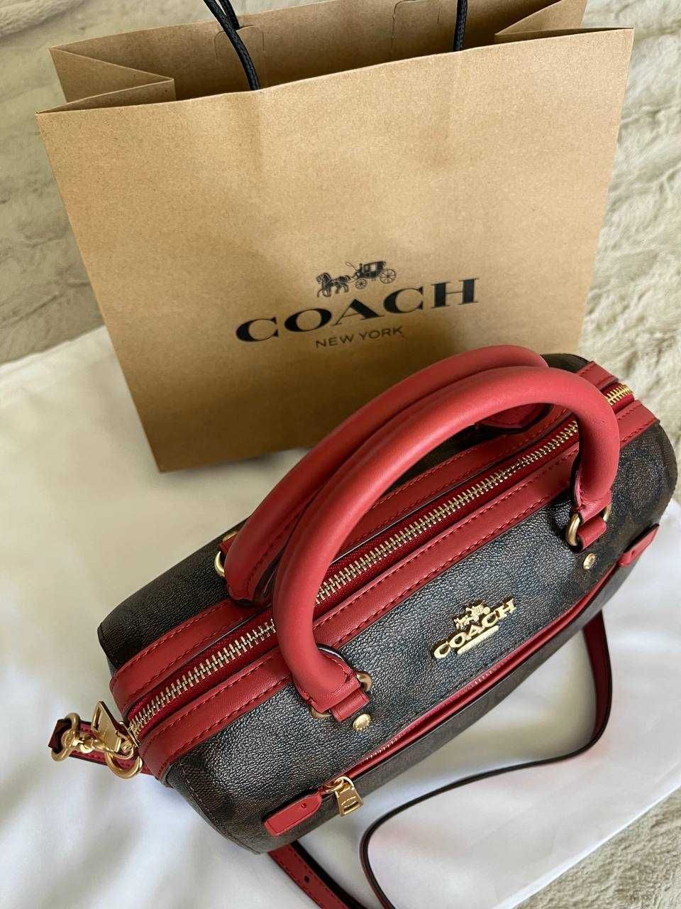 Сумка Coach Rowan Satchel In Leather