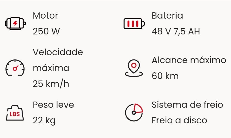 Bicicleta elétrica dobrável completa DYU A5 de 14 polegadas