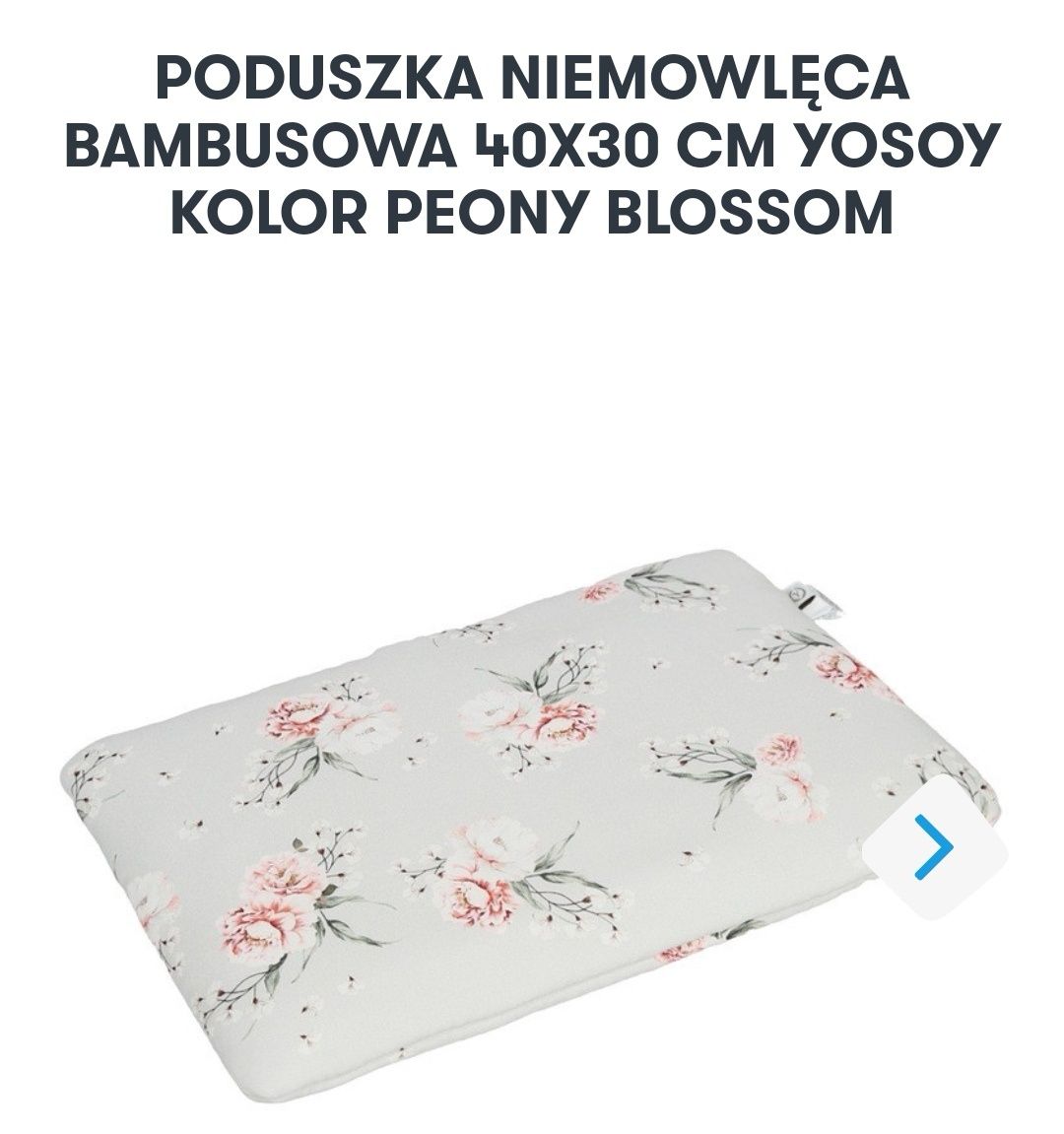 Kołderka poduszka bambusowa Yosoy do łóżeczka wózka