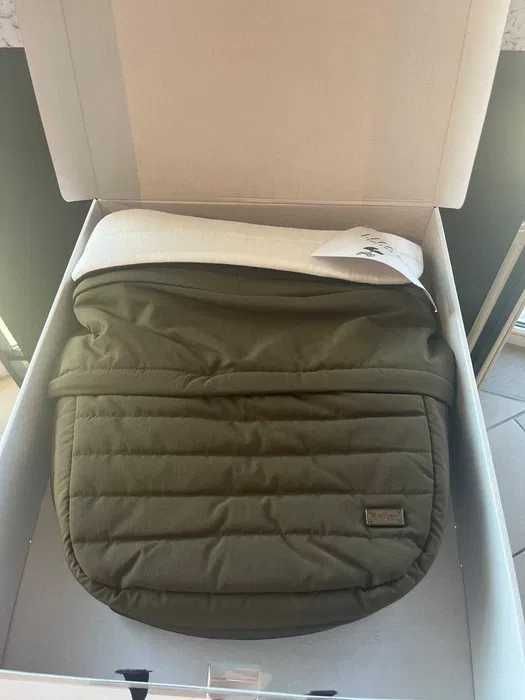Cybex Platinum Lite Cot Khaki Green Miękka Gondola Śpiworek
