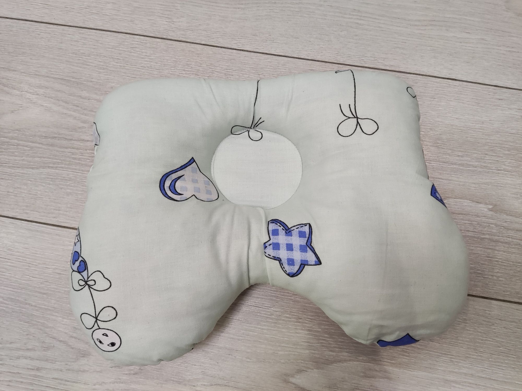 Подушка от кривошеи, ортопедическая подушка бабочка для новорожденных