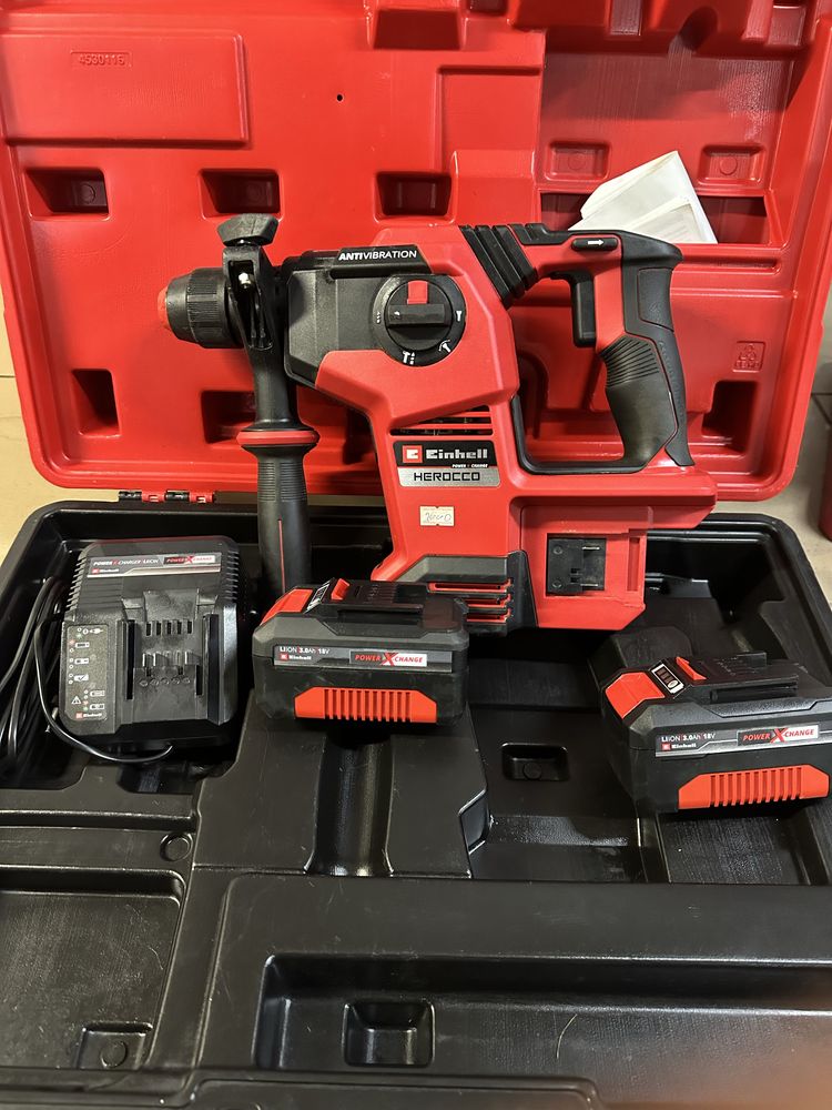 Einhell x-change HEROCCO 3.2 Дж потужний акб перфоратор з Німеччини