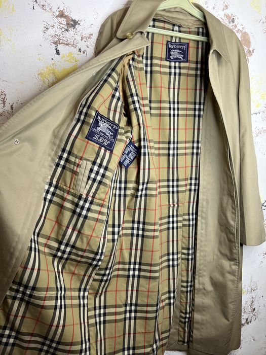 Плащ пальто мужское Burberry оригинал винтаж размер M - L