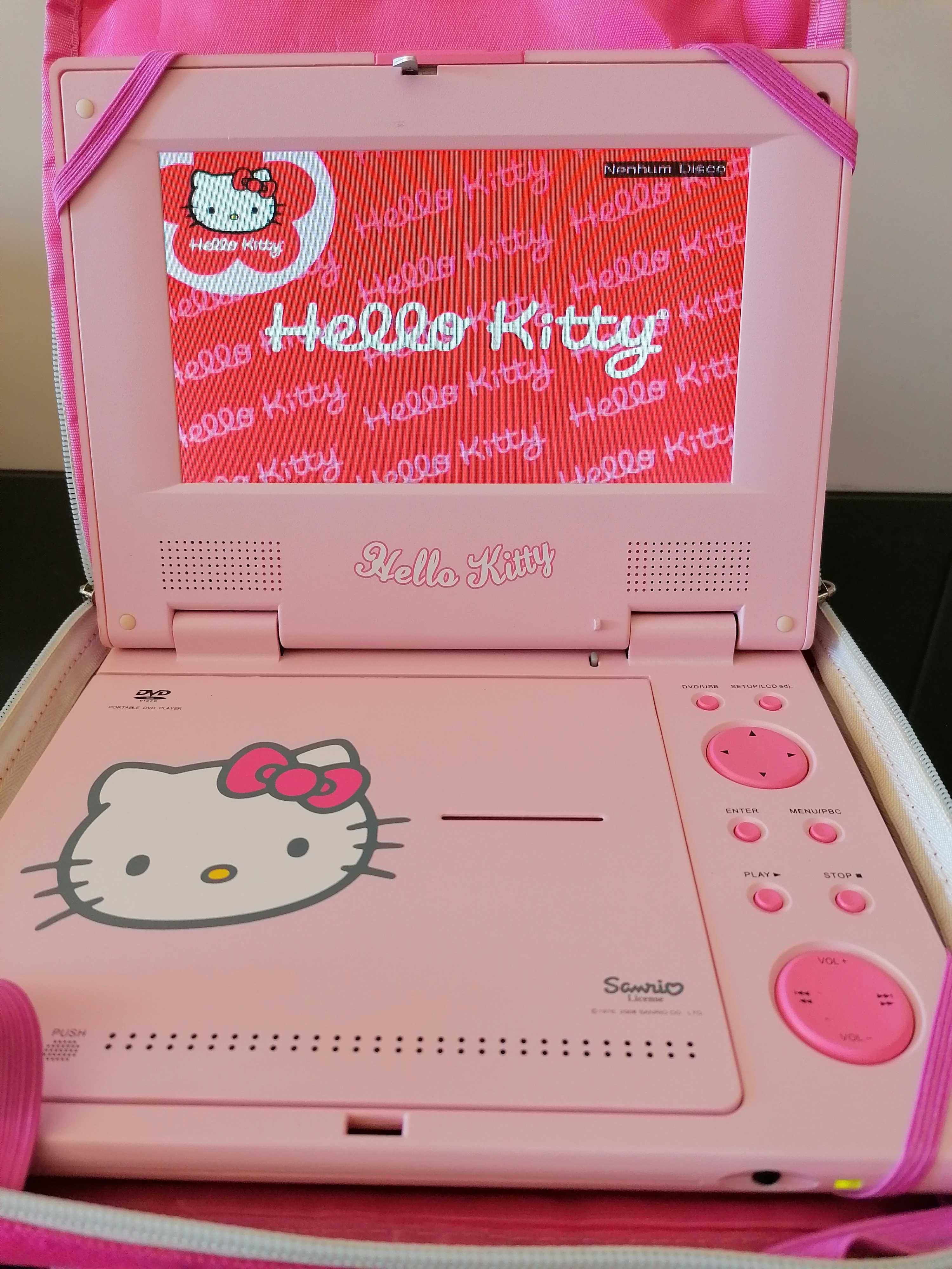 DVD portátil Hello Kitty