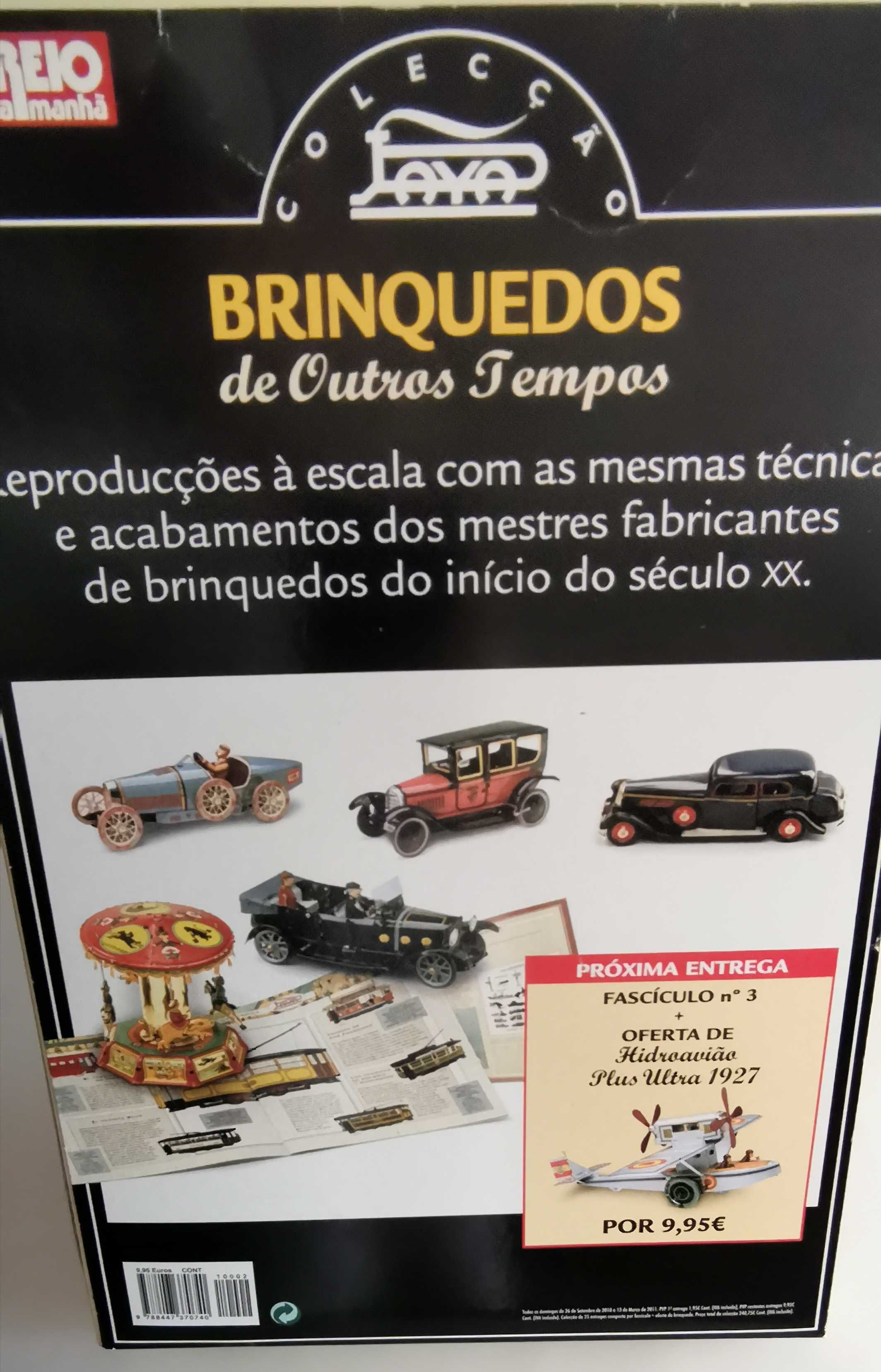 Brinquedos de outros tempos Mota tut tut 1936 de corda em chapa NOVO