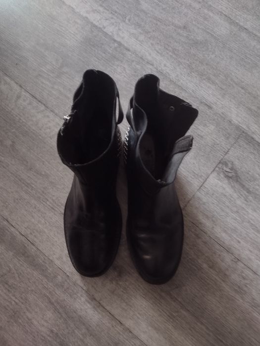 Skórzane buty damskie r. 37