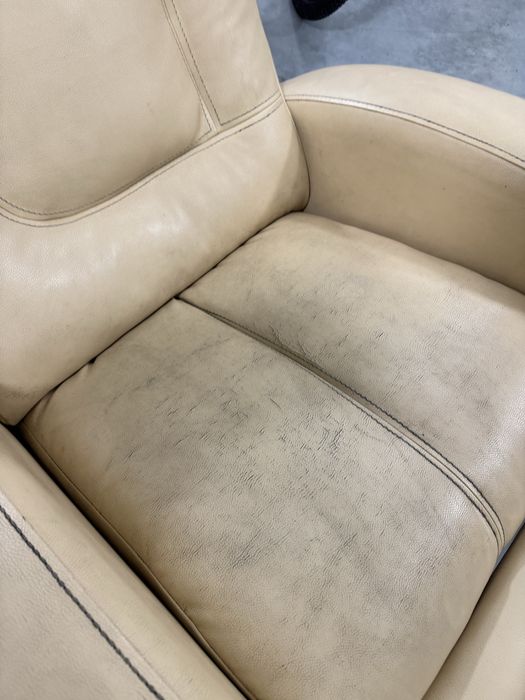 Komplet wypoczynkowy 2x sofa, fotel bujany