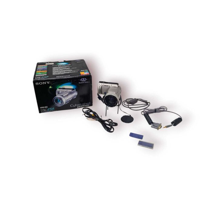 Sony Cyber-shot DSC-F505 – 2.1MP, Carl Zeiss, Kit Completo com Caixa