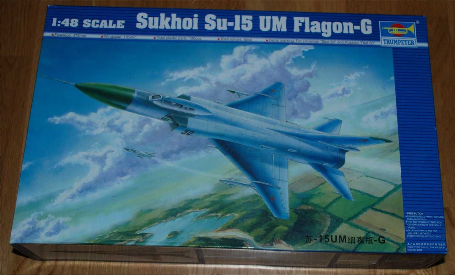 Model do sklejania Su-15 UM Flagon-G 1:48 Trumpeter