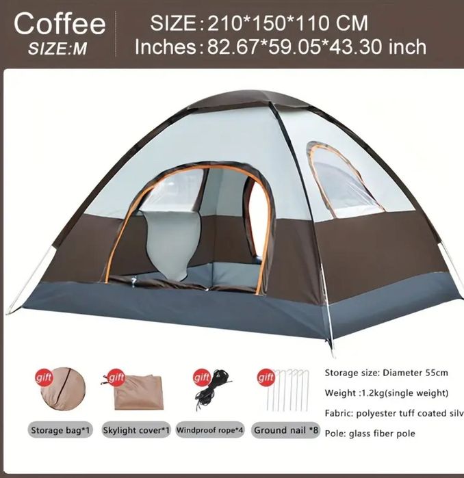 Нова палатка намет на 4 особи