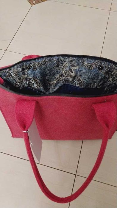 Filcowa torba-torebka