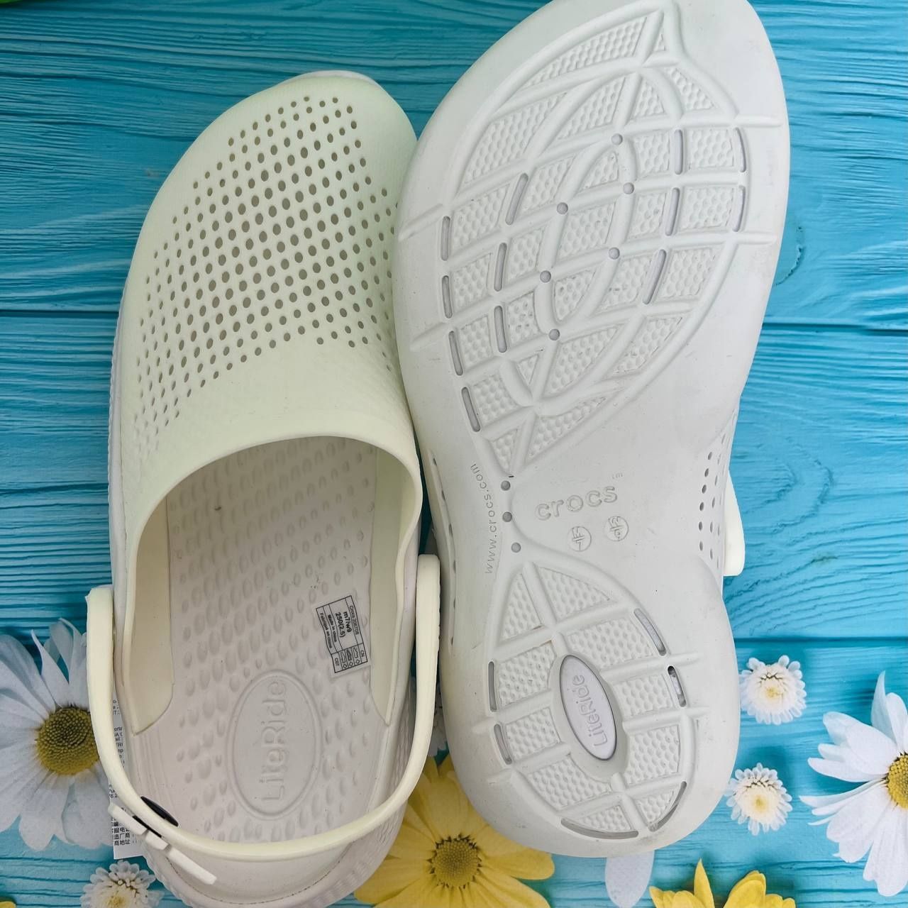 Женские кроксы Crocs LiteRide 360 Clog White белые супер новинка