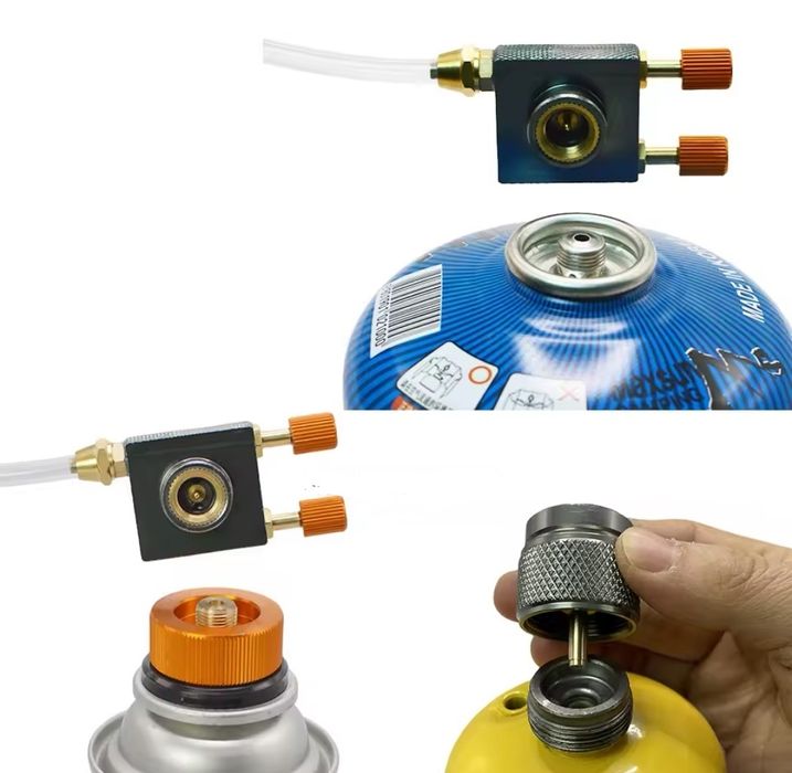 Adapter zestaw do napełniania nabijania kartuszy naboi gazowych