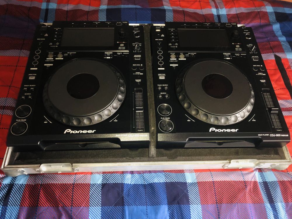 2 x Multi Player Pioneer CDJ 900 Nexus + Case Transportowy !!!