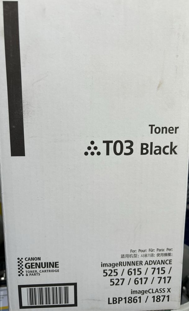 Canon T03 toner czarny, oryginalny