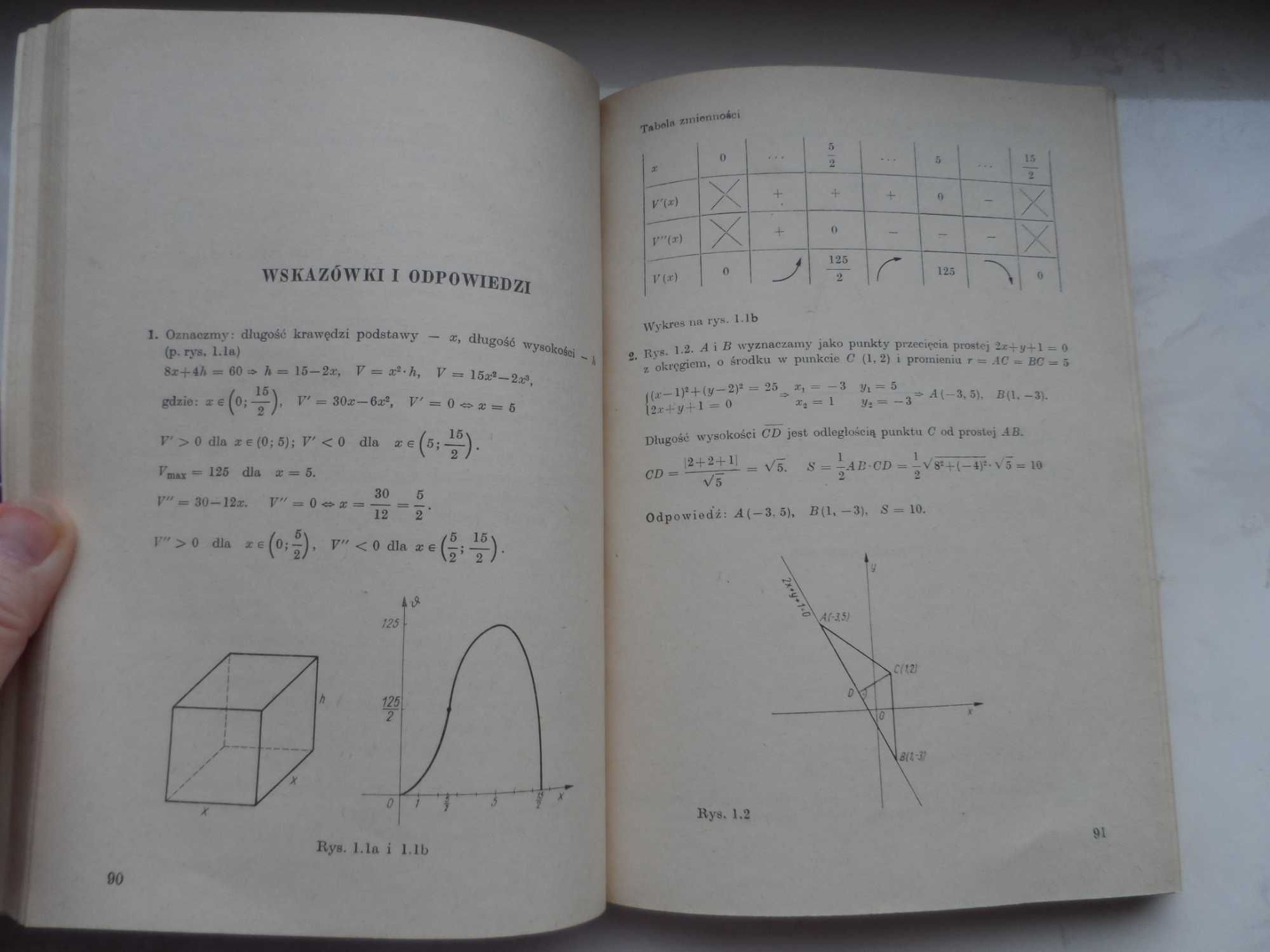 Matematyka zadania maturalne i egzaminacyjne cz II - Janicki, Korczyc