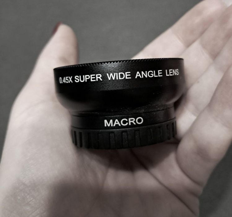 Макро лінза (універсальна 2 в 1 для смартфонів 0.45x37мм та 12.5×37)мм