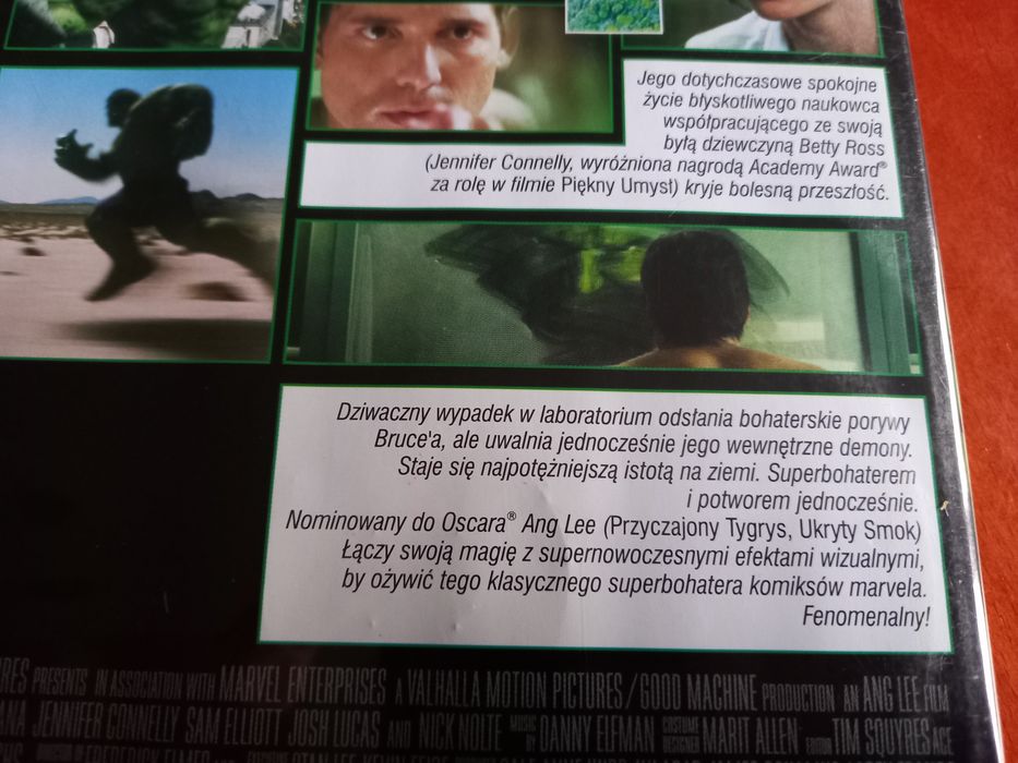 Film Hulk wersja 2-płytowa VCD