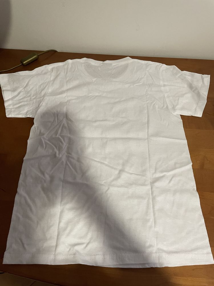 Tshirt's brancas estampadas para casal