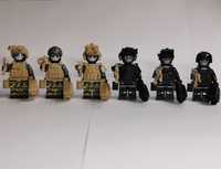 Minifigurki Klocki Wojsko Army Żołnierzyki SWAT CS GO NOWE Ghost