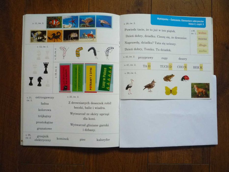 Nowe Ćwiczenia Elementarz odkrywców 2 część 3 Język Polski klasa 2