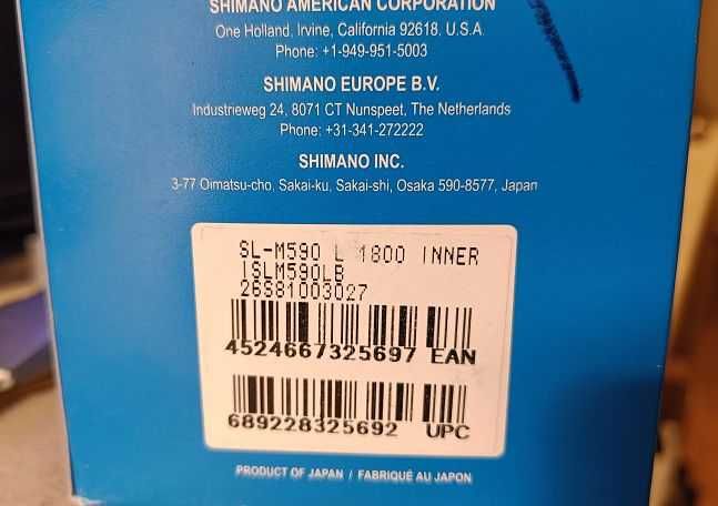 Manetka SHIMANO Deore SL-M590 lewa i prawa