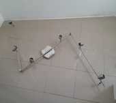 Candeeiro metal teto parede