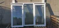 2 okna PCV z demontażu 241x163 i 179x163