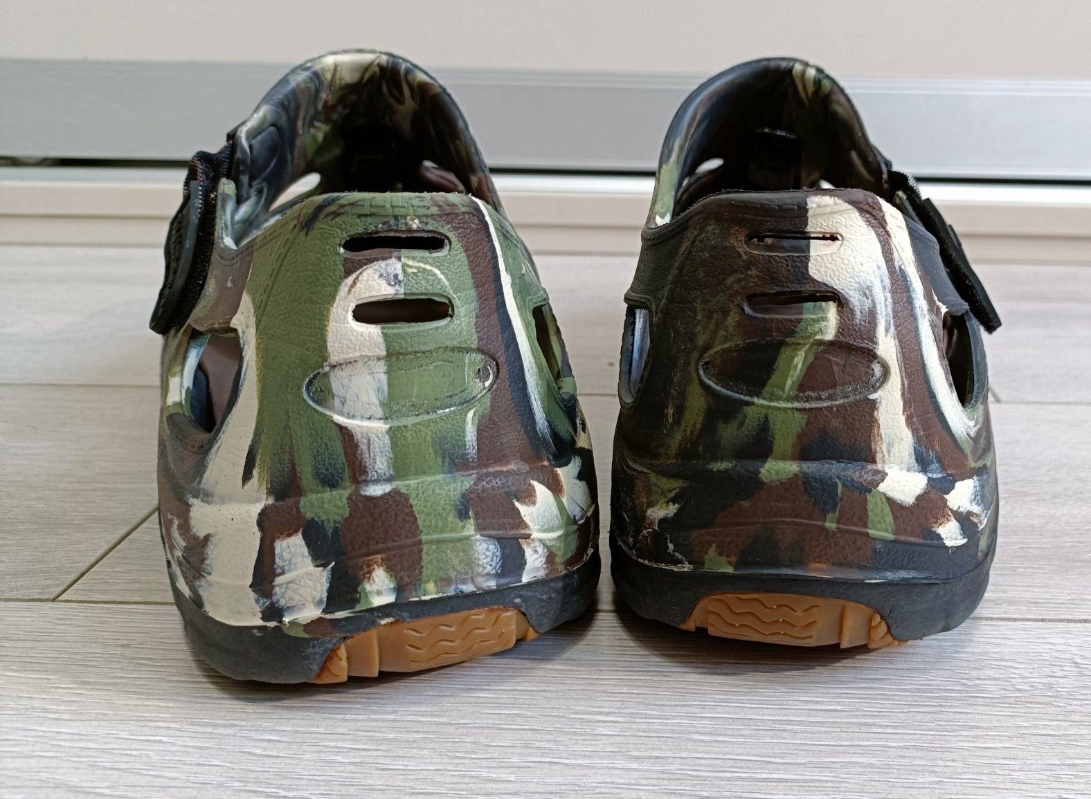 Męskie buty wędkarskie Shimano Evair Khaki Camo roz.45,5