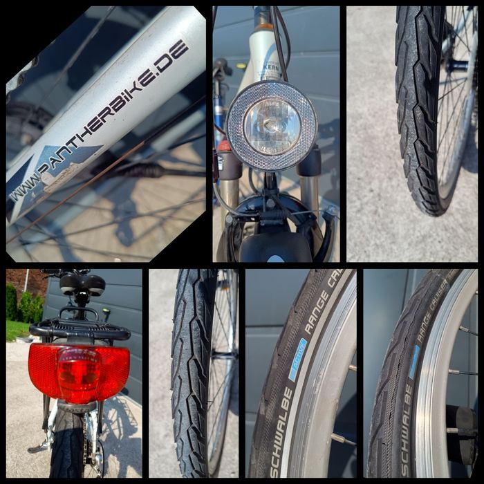 Rower Damka 28 PANTHER Cross PRO German Damski ALU SHIMANO 3X8 Wysyłka