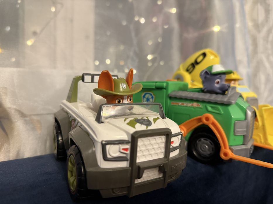 Autka psi patrol rubble rocky rex