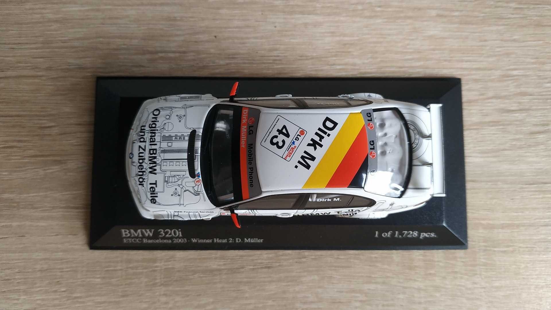 BMW 320i E46 2003 Winner ETCC Barcelona (Minichamps) 1/43 1:43